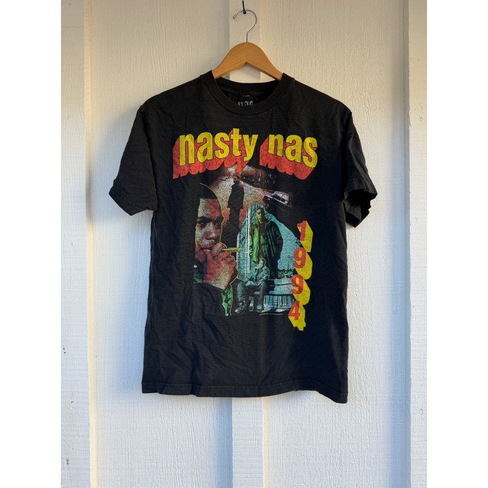 Size Medium M Nasty Nas Shirt Black 2017 Official Rap Tee
